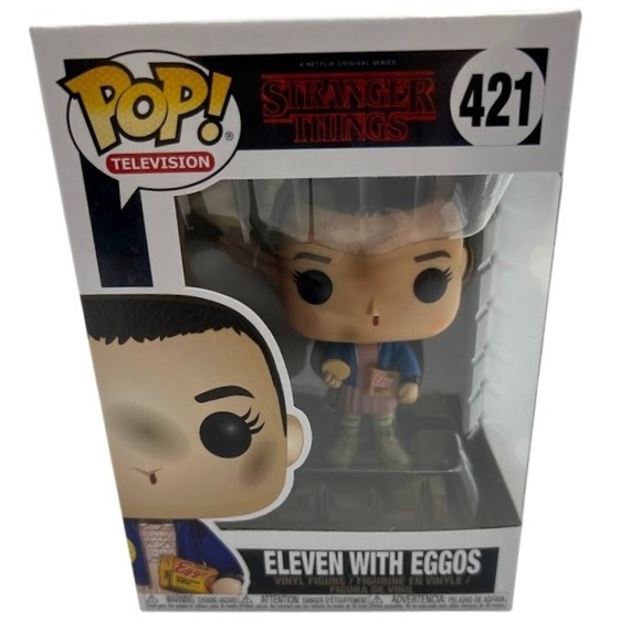Funko Pop Stranger Things Eleven With Eggos Vinyl Figure 421 - Picture 2 of 6